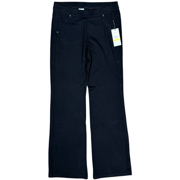 NWT Women's CALVIN KLEIN Performance Quick Dry Stretch Pants Black | Size M - Picture 2 of 11